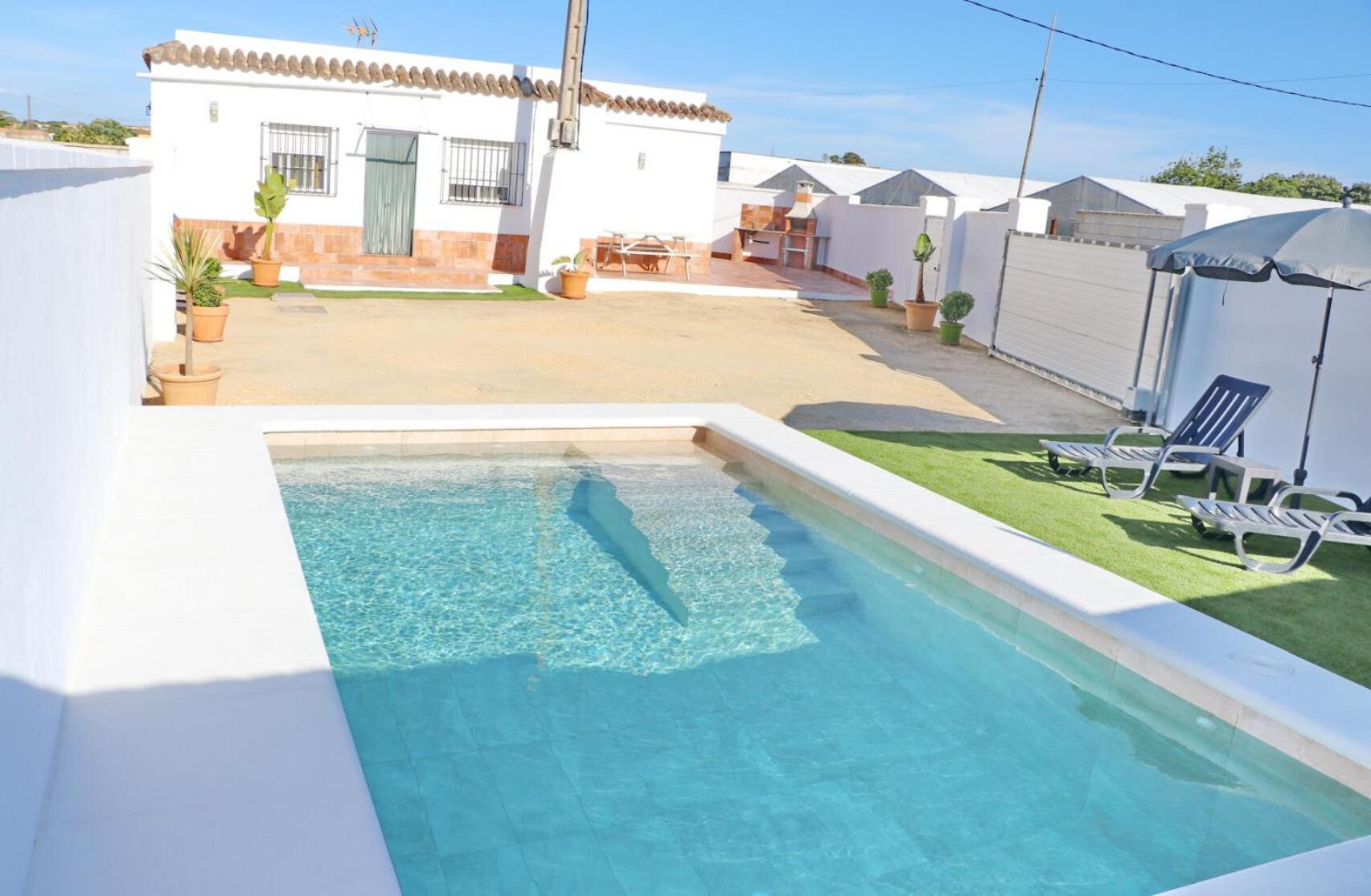 Casa Colorado Con Piscina Villa Conil De La Frontera Eksteriør billede